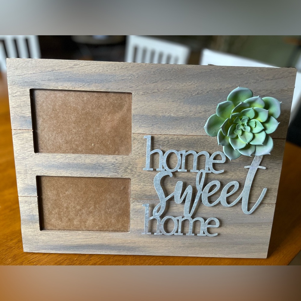 Pier one double photo decorative frame